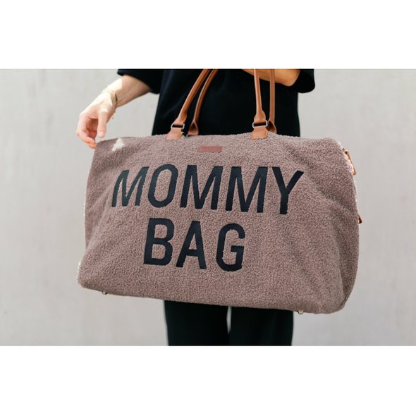 CHILDHOME PŘEBALOVACÍ TAŠKA MOMMY BAG TEDDY SOFT BROWN - PŘEBALOVACÍ TAŠKY - KOČÁRKY A PŘÍSLUŠENSTVÍ