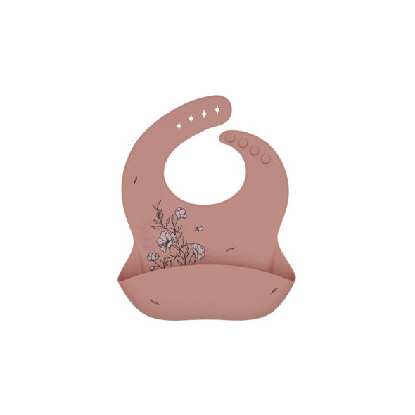 KIKKABOO BRYNDÁK S KAPSOU PLATINUM SILICONE FLORA BLUSH - BRYNDÁKY - KRMENÍ