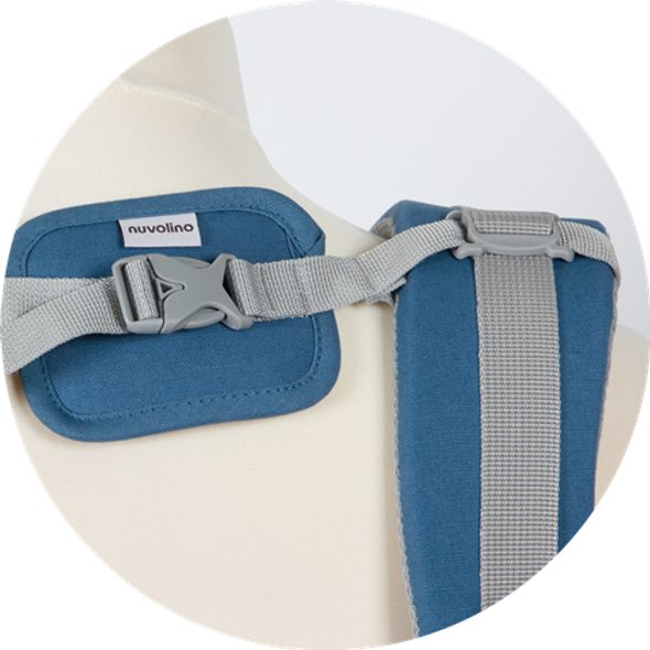 NUVOLINO NOSIČ NA DÍTĚ ACTIVE HIPSEAT BLUE - KLOKANKY A ŠÁTKY - NOŠENÍ & SPORT