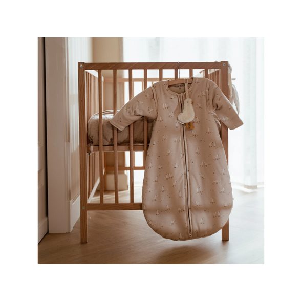 LITTLE DUTCH SPACÍ PYTEL S ODDĚLITELNÝMI RUKÁVY 90 CM HUSA NEWBORN NATURALS - SPACÍ PYTLE - SPINKÁNÍ
