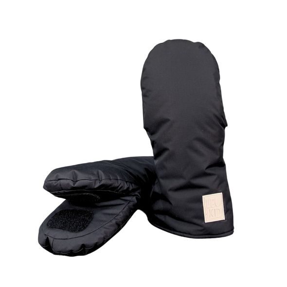 LEOKID RUKAVICE NA KOČÁREK BLACK COAL - RUKÁVNÍKY NA KOČÁREK - KOČÁRKY A PŘÍSLUŠENSTVÍ