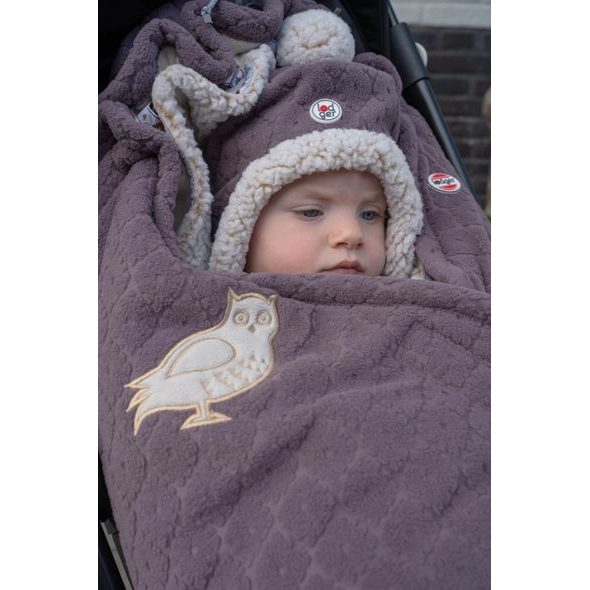 LODGER HATTER FOLKLORE FLEECE MAUVE 3 - 6 MĚSÍCŮ - ČEPIČKY A KLOBOUČKY - PRO DĚTI