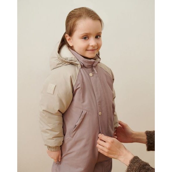 LEOKID ZIMNÍ KOMBINÉZA COLOR BLOCK PINK SLATE VEL. 4 - 5 LET (VEL. 104) - ZIMNÍ KOMBINÉZY - PRO DĚTI