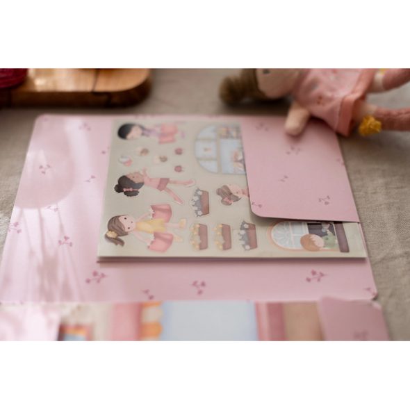 LITTLE DUTCH KNÍŽKA SE SAMOLEPKAMI NAKUPOVÁNÍ ROSA - LITTLE DUTCH - PRO DĚTI