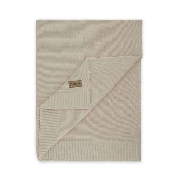 MOMI DĚTSKÁ PLETENÁ DEKA MOMI HUG BÉŽOVÁ - DĚTSKÉ DEKY PRO MIMINKA - SPINKÁNÍ