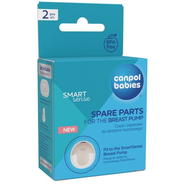 CANPOL BABIES NÁHRADNÍ SILIKONOVÁ MEMBRÁNA A ZPĚTNÝ VENTIL K ODSÁVAČCE MATEŘSKÉHO MLÉKA SMARTSENSE - ODSÁVAČKY MATEŘSKÉHO MLÉKA - KRMENÍ