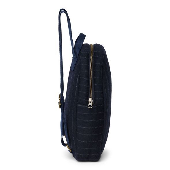 STUDIO NOOS FLANNEL CHALKSTRIPE MINI BACKPACK - BATŮŽEK DARK BLUE - BATOHY A TAŠKY - PRO DĚTI