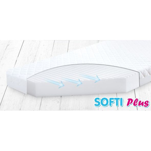 BABYMATEX MATRACE SOFTI PLUS 120X60X8 CM - MATRACE DO POSTÝLKY - SPINKÁNÍ