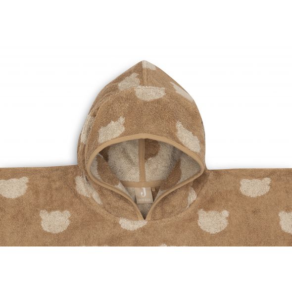 JOLLEIN OSUŠKA PONČO FROTÉ JACQUARD TEDDY BEAR - OSUŠKY A DĚTSKÉ ŽUPANY - KOUPÁNÍ A ZDRAVÍ