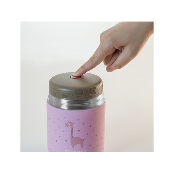 MINILAND TERMOSKA SILKY NA JÍDLO BLUE 600ML - TERMOOBALY A TERMOSKY - KRMENÍ