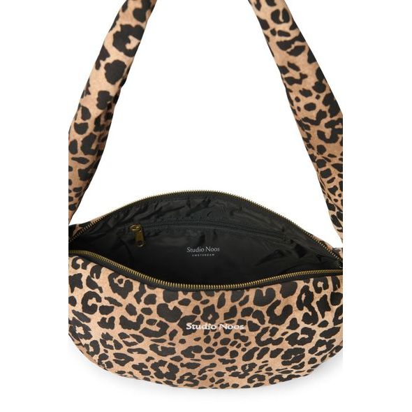 STUDIO NOOS STUDIO NOOS - COTTON MINI CROSS BODY BAG | BROWN LEOPARD - ORGANIZÉRY A KOŠÍKY - KOČÁRKY A PŘÍSLUŠENSTVÍ