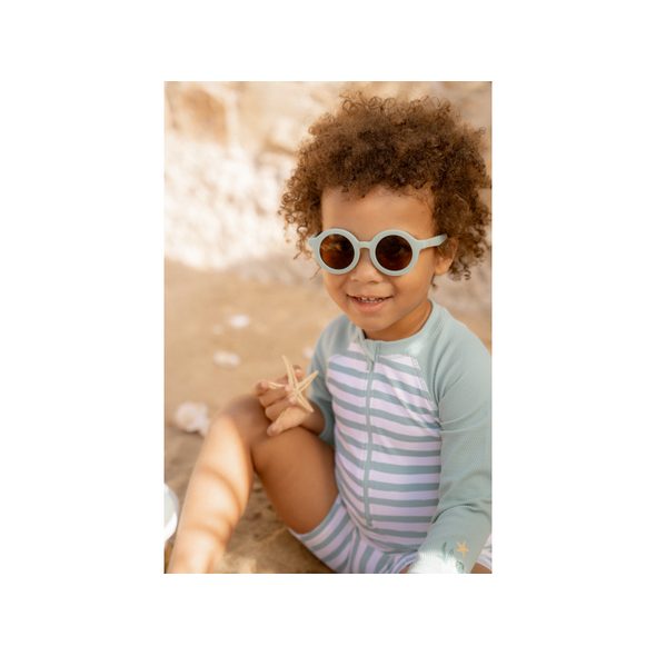 LITTLE DUTCH PLAVKY DLOUHÝ RUKÁV STRIPES SURF BLUE VEL. 86/92 - KOJENECKÉ PLAVKY - KOUPÁNÍ A ZDRAVÍ