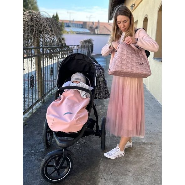 PINKIE KABELA SUPERFINE LIGHT PINK M - PŘEBALOVACÍ TAŠKY - KOČÁRKY A PŘÍSLUŠENSTVÍ