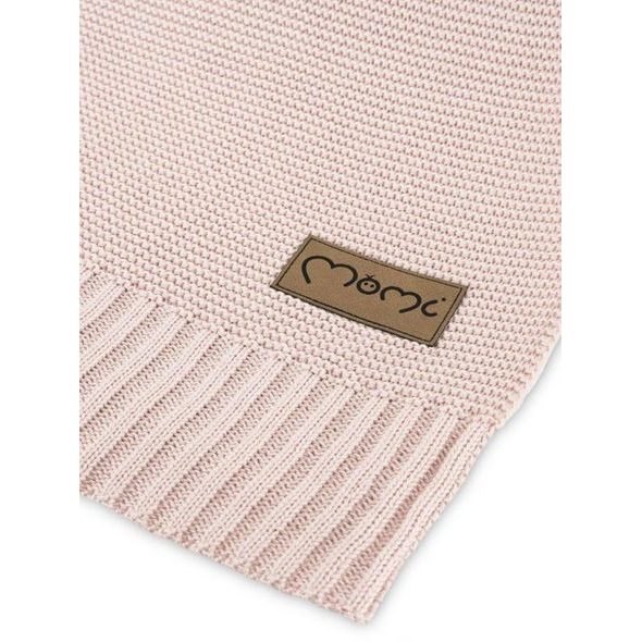 MOMI DĚTSKÁ PLETENÁ DEKA MOMI HUG RŮŽOVÁ - DĚTSKÉ DEKY PRO MIMINKA - SPINKÁNÍ