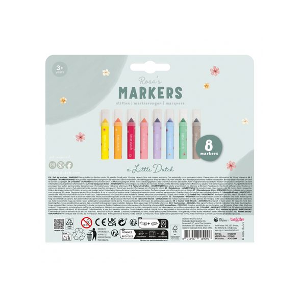 LITTLE DUTCH FIXY 8 KS ROSA - LITTLE DUTCH - PRO DĚTI