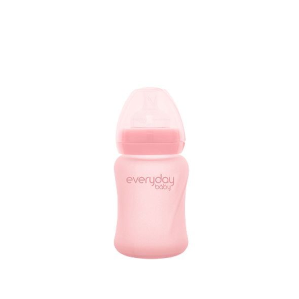 EVERYDAY BABY SKLENĚNÁ LÁHEV 150 ML, ROSE PINK - FLAŠTIČKY HRNČEKY - KRMENÍ