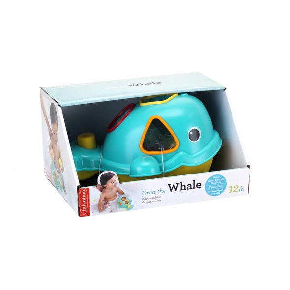 INFANTINO VELRYBA ORCA - VKLÁDÁNÍ TVARŮ - PRO DĚTI