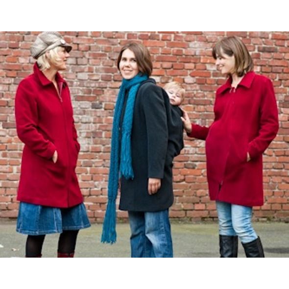 MAM MAMAJACKET VLNĚNÝ KABÁT MERINOVLNA - TĚHOTENSKÁ MÓDA - PRO MAMINKY
