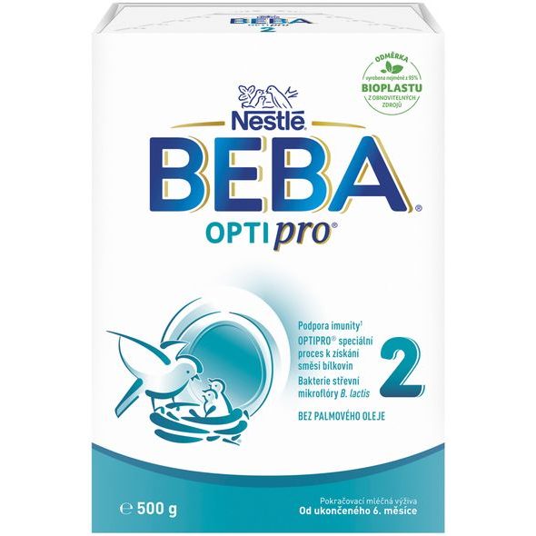 BEBA OPTIPRO® 2 (500G) - KOJENECKÁ MLÉKA - KRMENÍ