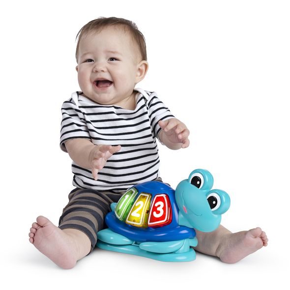 BABY EINSTEIN SKÁKADLO/AKTIVNÍ CENTRUM 2V1 CURIOSITY COVE™ 6M+ DO 11KG - VOZÍTKA A ODRÁŽEDLA - PRO DĚTI
