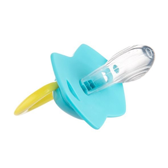 CANPOL BABIES SET SYMETRICKÝCH SILIKONOVÝCH DUDLÍKŮ 0-6M NEON LOVE MODRÝ - ŠIDÍTKA A DOPLŇKY - KRMENÍ