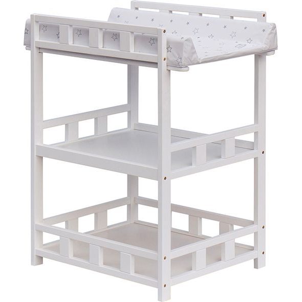 SCARLETT PŘEBALOVACÍ PULT BUNO BÍLÝ HVĚZDIČKA BÍLÁ - PŘEBALOVACÍ PULTY - PŘEBALOVÁNÍ