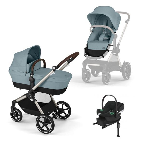CYBEX EOS LUX + ATON B2 I-SIZE + BASE ONE 2025 - TROJKOMBINACE - KOČÁRKY A PŘÍSLUŠENSTVÍ