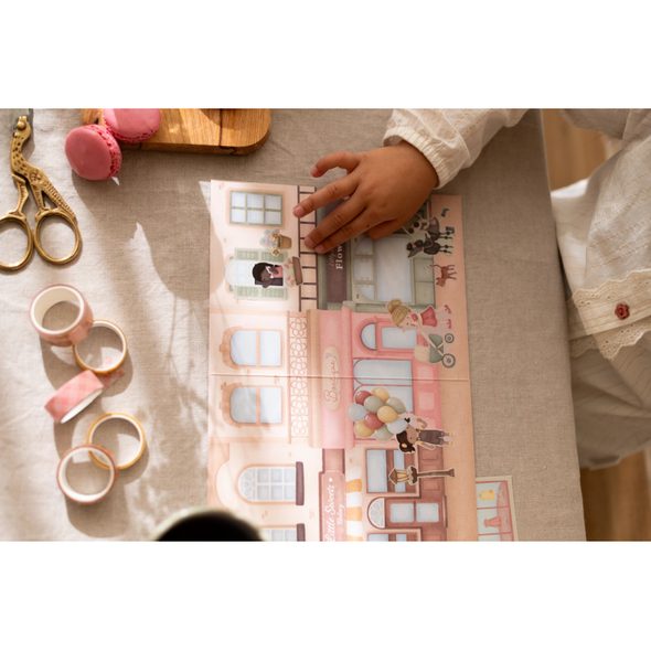 LITTLE DUTCH KNÍŽKA SE SAMOLEPKAMI NAKUPOVÁNÍ ROSA - LITTLE DUTCH - PRO DĚTI