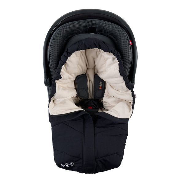 VOKSI MOVE LIGHT BLACK SOLID - FUSAKY DO KOČÁRKU - KOČÁRKY A PŘÍSLUŠENSTVÍ