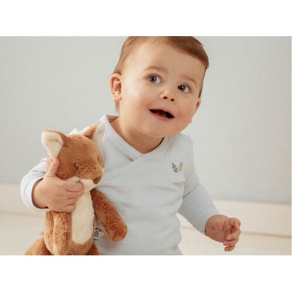 LITTLE DUTCH TRIKO DLOUHÝ RUKÁV ZAVINOVACÍ BABY BLUE VEL. 56 - TRIČKA KRÁTKÝ / DLOUHÝ RUKÁV - PRO DĚTI