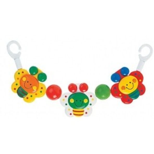 CHRASTÍTKO DO KOČÁRKU KUŘE/MOTÝL - HRAČKY K ZAVĚŠENÍ - PRO DĚTI