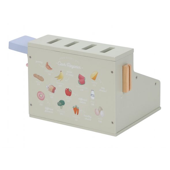 LITTLE DUTCH POKLADNA SE SKENEREM A ČTEČKOU KARET DŘEVĚNÁ - LITTLE DUTCH - PRO DĚTI
