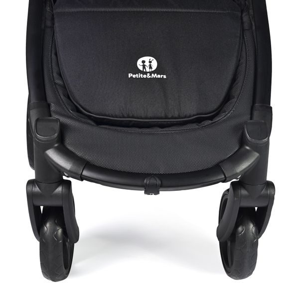 PETITE&MARS STREET+ POUZE STŘÍŠKA + POLSTROVÁNÍ IRON GREEN (!!POZOR BEZ PODVOZKU!!) - BAREVNÉ SETY K PODVOZKU - KOČÁRKY A PŘÍSLUŠENSTVÍ