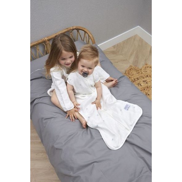 MEYCO POVLEČENÍ 100X135 CM - UNI GREY/LIGHT GREY - POVLEČENÍ DO POSTÝLKY - SPINKÁNÍ