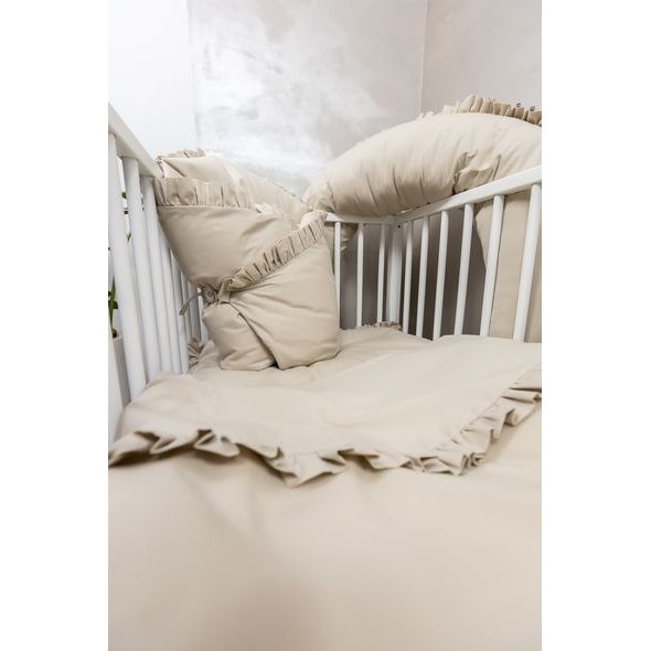 ENIE BABY POVLEČENÍ SWEET CREME 100X140 A 40X60 CM - POVLEČENÍ DO POSTÝLKY - SPINKÁNÍ