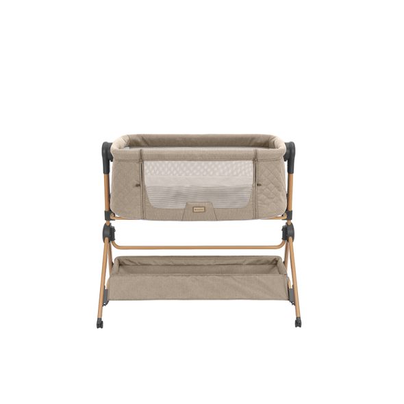 KIKKABOO POSTÝLKA A ŽIDLIČKA 2V1 SLEAT ME BEIGE - K RODIČOVSKÉ POSTELI - SPINKÁNÍ