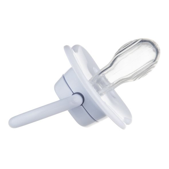 CANPOL BABIES DUDLÍK SILIKONOVÝ SYMETRICKÝ NEWBORN BABY 6-18M MODRÝ - ŠIDÍTKA A DOPLŇKY - KRMENÍ