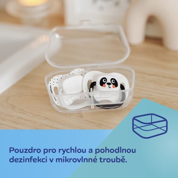 CANPOL BABIES SET SYMETRICKÝCH SILIKONOVÝCH DUDLÍKŮ BABIESBOO 0-6M 2KS ORANŽOVÝ - ŠIDÍTKA A DOPLŇKY - KRMENÍ