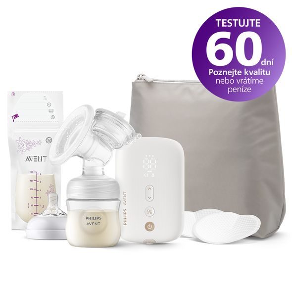PHILIPS AVENT ODSÁVAČKA MATEŘSKÉHO MLÉKA ELEKTRICKÁ PREMIUM NABÍJECÍ SCF396/31 - ODSÁVAČKY MATEŘSKÉHO MLÉKA - KRMENÍ