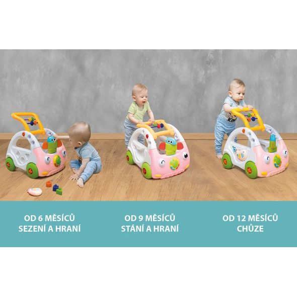 ZOPA AKTIVITY CHODÍTKO 3V1 - AKTIVNÍ CENTRA - PRO DĚTI