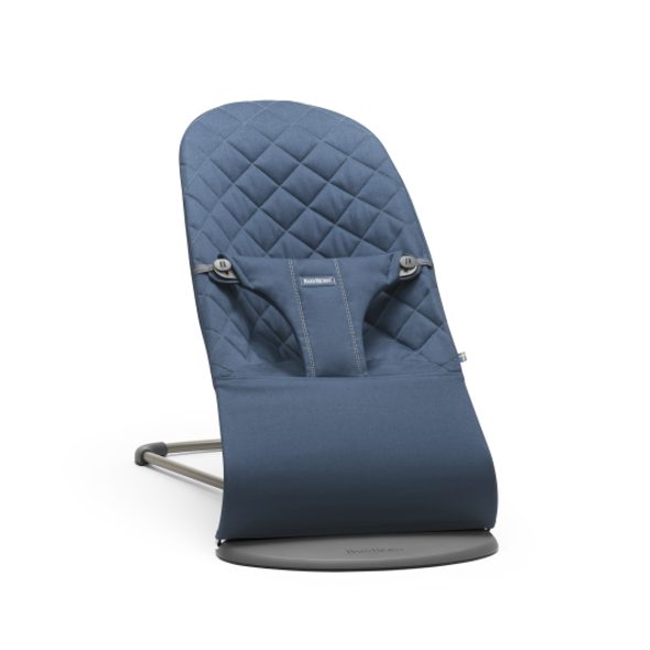 BABYBJORN LEHÁTKO BABYBJORN BLISS MIDNIGHT BLUE WOVEN CLASSIC - LEHÁTKA A HOUPADLA - SPINKÁNÍ