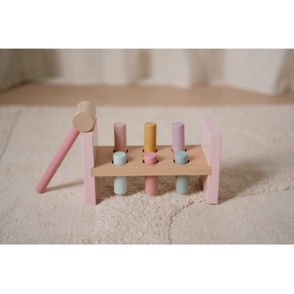 LITTLE DUTCH ZATLOUKAČKA DŘEVĚNÁ FAIRY GARDEN - MOTORICKÉ A HRY - PRO DĚTI