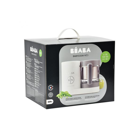 BEABA PARNÍ VAŘIČ + MIXÉR BABYCOOK NEO GREY WHITE - KUCHYŇSKÉ PŘÍSTROJE - KRMENÍ