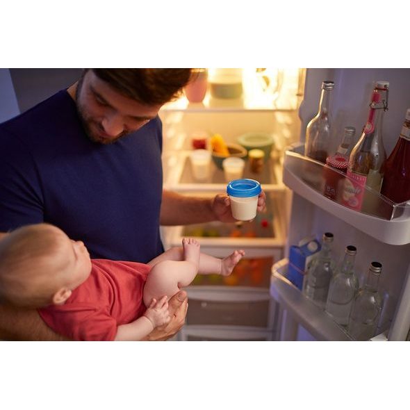 PHILIPS AVENT VIA POHÁRKY S VÍČKEM 180ML 5KS - USKLADNĚNÍ JÍDLA - KRMENÍ