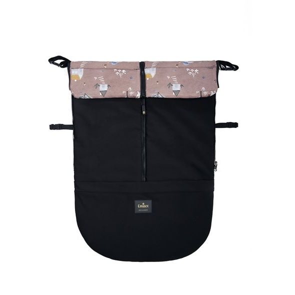 JARNÍ/PODZIMNÍ NEPADACÍ DEKA ZIBIE BLACK + BEARKINS - NÁNOŽNÍKY - KOČÁRKY A PŘÍSLUŠENSTVÍ