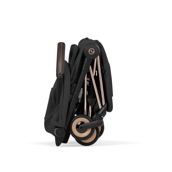 CYBEX COYA COMFORT ROSEGOLD + SKLÁDACÍ KORBA SEPIA BLACK - KOČÁRKY DO LETADLA - KOČÁRKY A PŘÍSLUŠENSTVÍ