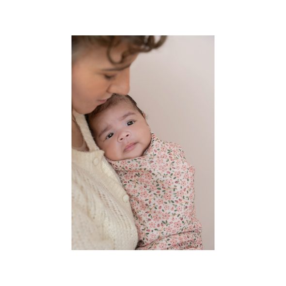 LITTLE DUTCH PLENA ZAVINOVACÍ 120X120 CM FAIRY FLORAL - ZAVINOVACÍ PLENY / OSUŠKY VELKÉ - PŘEBALOVÁNÍ