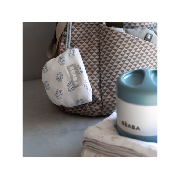 BEABA TERMOSKA NA JÍDLO 500ML BLUE - TERMOOBALY A TERMOSKY - KRMENÍ