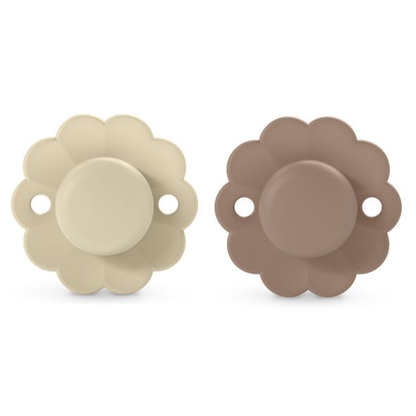 SUAVINEX DUDLÍK SX PRO FYZIOLOGICKÝ 2 KS WONDER 6/18M - WHITECAP GRAY + RAW UMBER - ŠIDÍTKA A DOPLŇKY - KRMENÍ