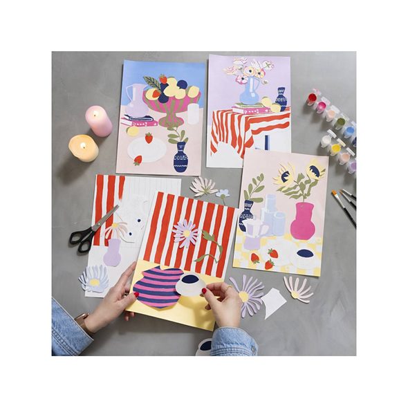 CREATIV COMPANY KREATIVNÍ SADA MALOVÁNÍ A KOLÁŽ - VÝTVARNÉ POMŮCKY A HRAČKY - PRO DĚTI